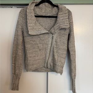 Aritzia Heather Gray Cowl Neck Sweater